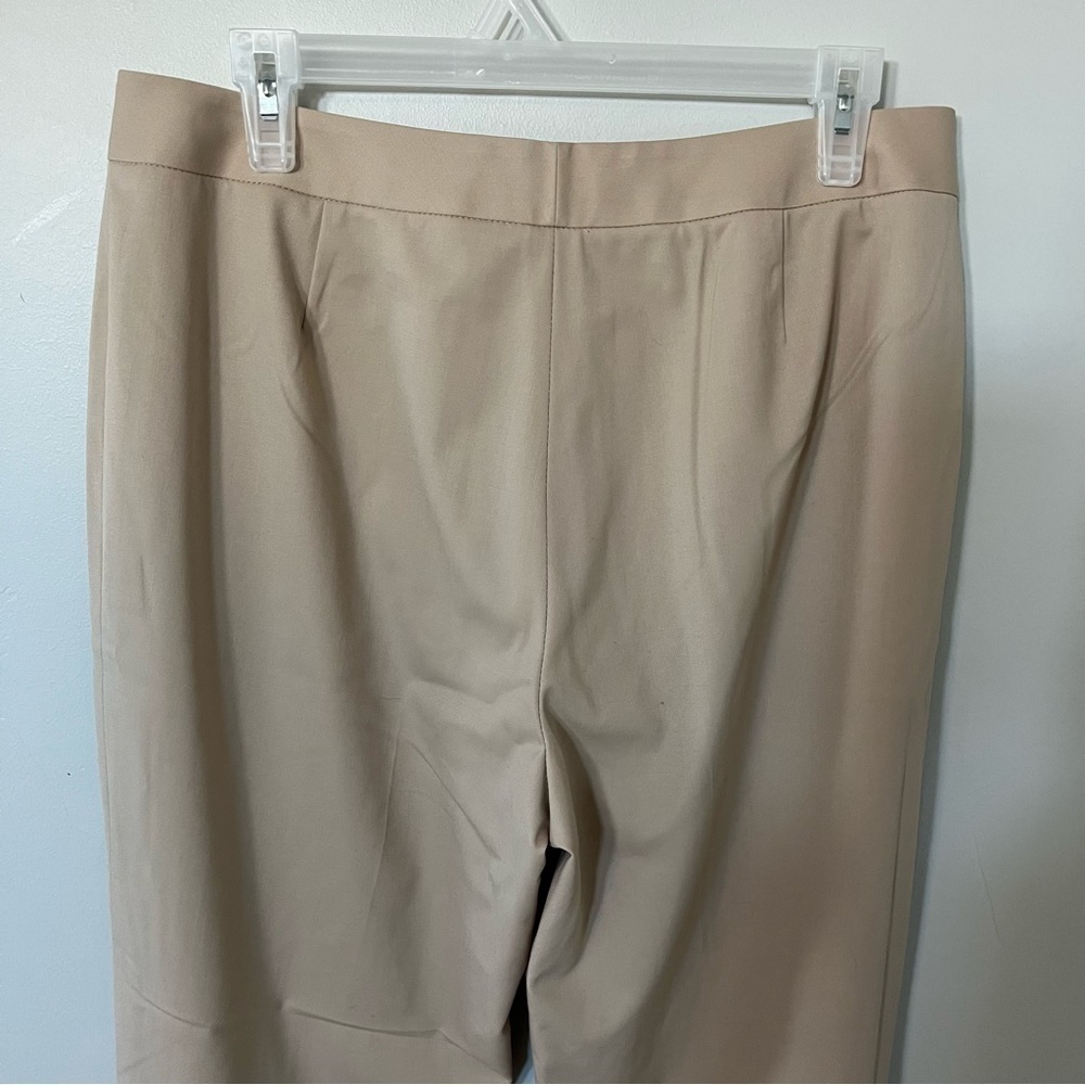 Lafayette 148 tan cream virgin wool blend trouser size 10 - Picture 7 of 11